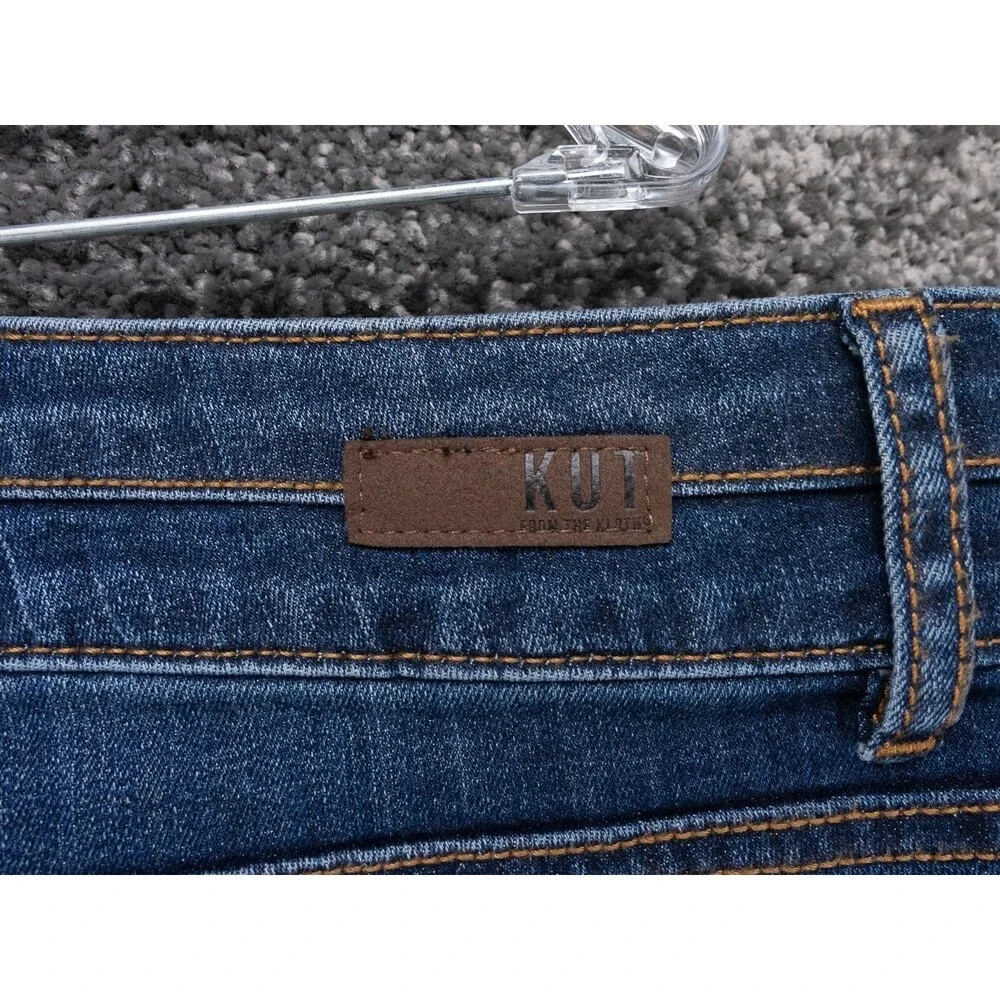 Kut From The Kloth Jeans Womens 18W High Rise Toothpick Skinny Distressed Denim